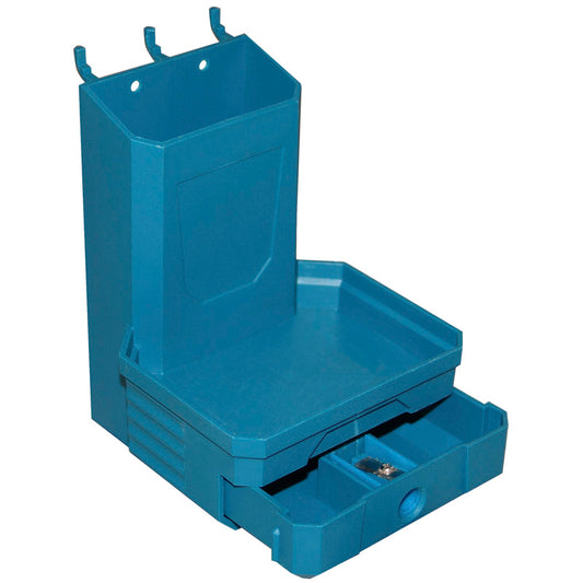 Crawford Blue Polypropylene 3 lbs. Capacity Tape Measure & Pencil Holder 3.5 L x 5 H x 3.8 W in.