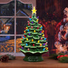 Mr. Christmas LED Green Nostalgic Ceramic Christmas Tree 24 in. - Open Box