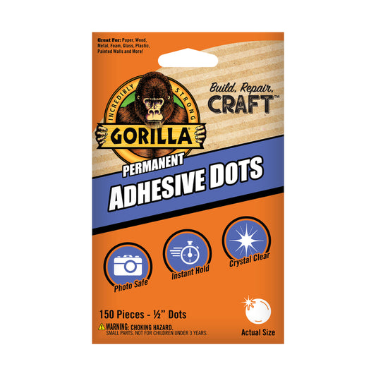 Gorilla High Strength Adhesive Dots 150 pc