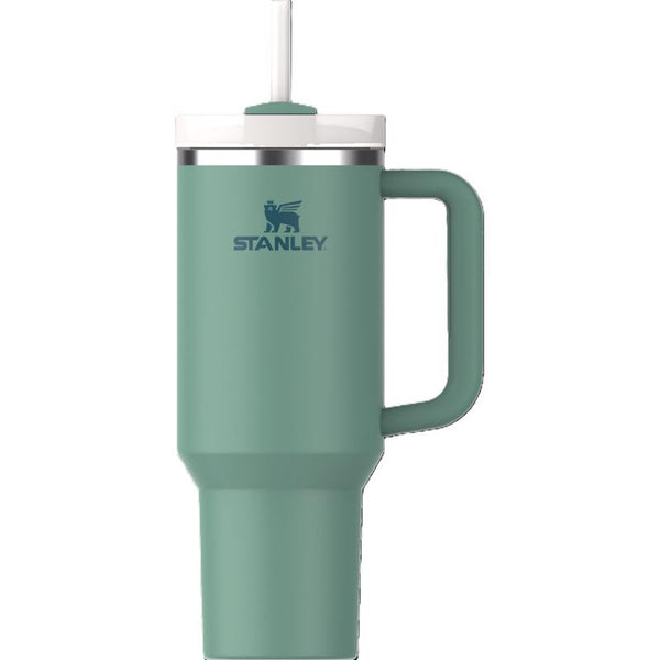 Vaso térmico Stanley The Quencher H2.0 FlowState de 40 oz, verde primavera, sin BPA, con aislamiento al vacío de doble pared