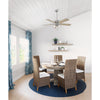 Hunter Crestfield 52 in. Brushed Nickel LED Indoor Ceiling Fan