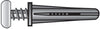 Hillman .138 in. Dia. x 3/4 in. L Plastic Pan Head Conical Anchor 75 pk (Pack of 5) - Deal of The Week