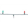 Celebrations Platinum LED C6 Red/Green/Pure White 50 ct String Christmas Lights