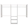 Easy Track 84 in. H X 96 in. W X 14 in. L Steel Deluxe Starter Closet Kit