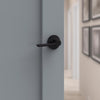 Kwikset Ladera Matte Black Half-Dummy Lever Left Handed