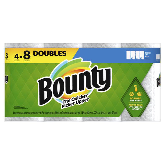 Bounty Select-A-Size Paper Towels 98 sheet 2 ply 4 pk (Pack of 6)