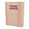 TWINE Beige Wood Countertop Display Case