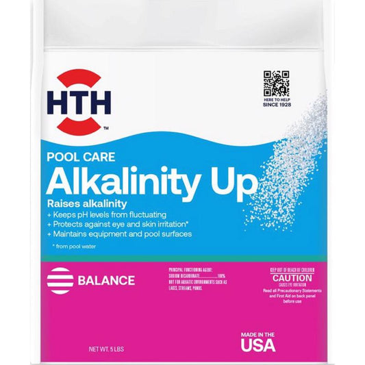 HTH Pool Care Granule Alkalinity Increaser 5 lb (Pack of 4)