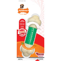 Nylabone Power Chew Double Action Dog Chew, Wolf Size, Bacon Flavor