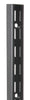 Knape & Vogt 82 Black Steel Double Slot Bracket 16 Ga. 28 in. L 450 lb
