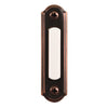 Heath Zenith Oil Rubbed Bronze Brown Metal Wired Pushbutton Doorbell - Open Box