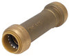 SharkBite 3/4 in. Push X 3/4 in. D Push Brass Slip Coupling
