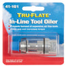 Tru-Flate Steel Air Coupler 1/4 in. Female X 1/4 in. Male 1 pc