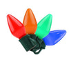 Celebrations Incandescent C7 Multicolored 4 ct Replacement Christmas Light Bulbs 0.08 ft.