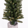 Celebrations 5 ft. Slim LED 100 ct Diamond Potted Color Changing Entrance Tree