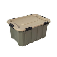 RealTree 24 gal Green Storage Tote 14.7 in. H X 31 in. W X 24 in. D Stackable (Pack of 4)