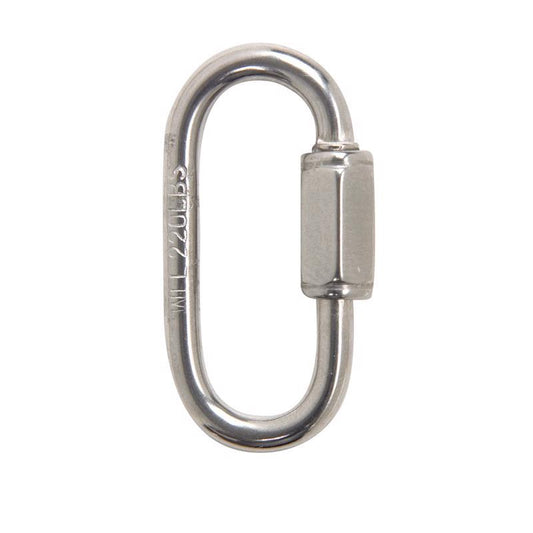 Campbell Chain Polished Stainless Steel Quick Link 220 lb. 1-3/8 in. L (Pack of 10)