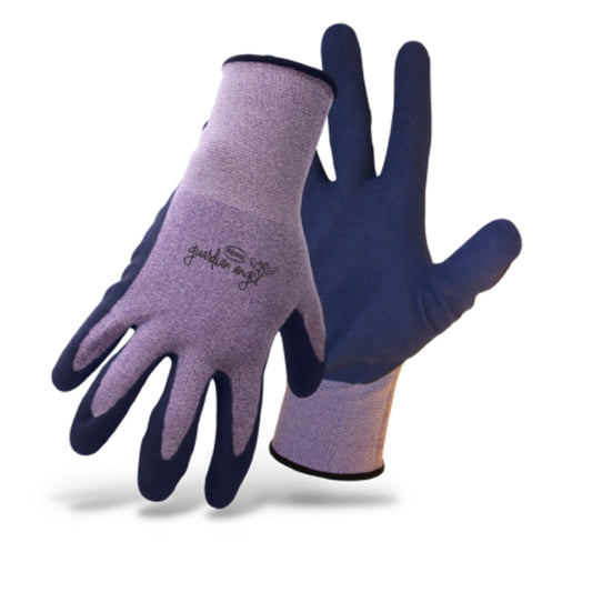 Boss Guardian Angel Women's Outdoor Knit Stretch Gardening Gloves Purple One Size Fits Most 1 pair