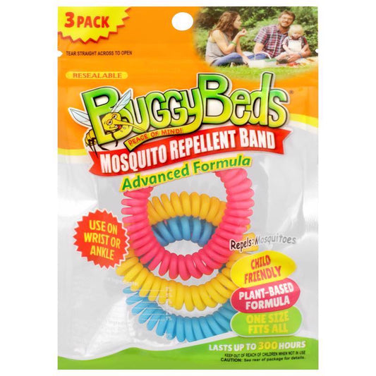 BuggyBeds Insect Repellent Wrist Band For Mosquitoes (Pack of 3)
