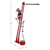 Mr. Christmas LED Super Climbing African American Santa Animated Decor 40 in. - Open Box