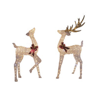Celebrations LED Warm White Buck/Doe 6 ft. Yard Decor - Open Box