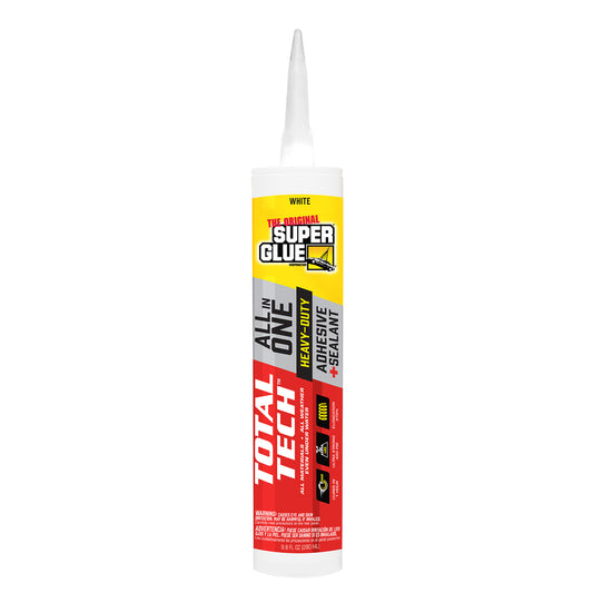 The Original Super Glue Corporation Total Tech Construction Adhesive Sealant 9.8 oz.