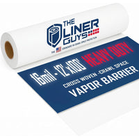 The Liner Guys 16 Mil Crawl Space Vapor Barrier, 12 ft x 100 ft