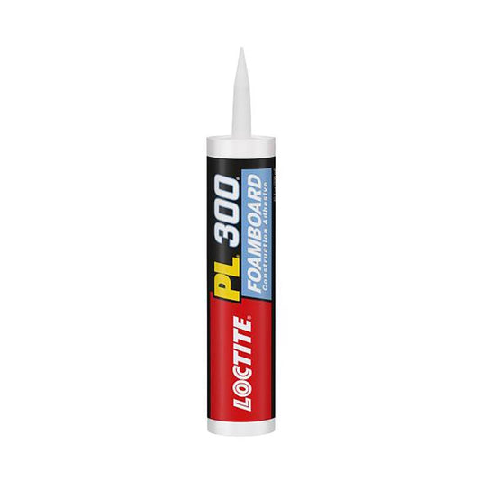 Loctite PL 300 Foamboard Acrylic Latex Construction Adhesive 10 oz. (Pack of 12)