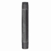 BK Products 1/4 in. MPT x 5-1/2 in. L Black Steel Nipple (Pack of 5)