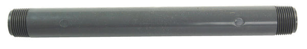 Boquilla de PVC de 9 pulg., calibre 80, B&amp;K, 1/2 pulg., MIP x 1/2 pulg., MIP, 1 paquete