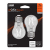 Feit White Filament A15 E26 (Medium) Filament LED Bulb Soft White 75 Watt Equivalence 2 pk