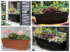Bloem Dura Cotta 5.75 in. H X 24 in. W X 7.5 in. D Plastic Window Box Living Green - Deal of The Week