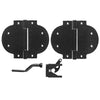 National Hardware Arched 5-11/32 in. L Black Steel Gate Hardware Kit 1 pk