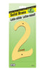 Hy-Ko 4 in. Gold Brass Nail-On Number 2 1 pc