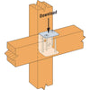 Simpson Strong-Tie 1.375 in. H X 1.5 in. W 18 speed Galvanized Steel Rigid Tie Connectors