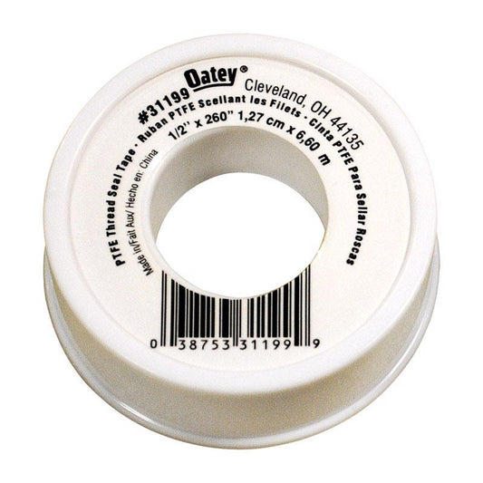 Oatey White 1/2 in. W X 260 in. L Thread Seal Tape 0.1 oz