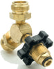 Mr. Heater 2 in. D Brass/Plastic Excess Flow Soft Nose P.O.L Propane Y Male Adapter