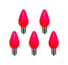 Holiday Bright Lights Incandescent C7 Red 25 ct Replacement Christmas Light Bulbs 1 ft.