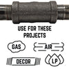 BK Products 1/8 in. FPT x 1/8 in. Dia. MPT Black Malleable Iron Street Elbow