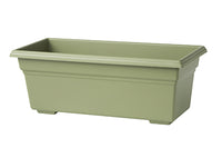 Countryside Flower Box Planter Sage 30 in x 8 in x 6.5 in
