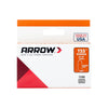 Arrow Fastener T25 1/4 in. W x 9/16 in. L 18 Ga. Round Crown Wire Staples 1000 pk (Pack of 5)