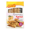 Suzie's Flat Bread - Rosemary Kamut - Case of 12 - 4.5 oz.
