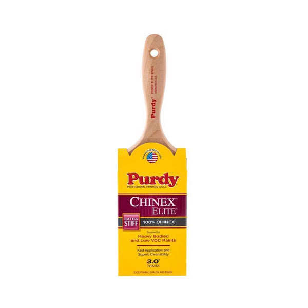 Purdy Chinex Elite Sprig Stainless Steel Beavertail Handle Paint Brush 3 in. W - Deal of The Week