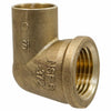 Nibco 1/2 in. Sweat X 1/2 in. D FPT Brass 90 Degree Elbow 1 pk