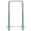 Hampton 5/16 in. x 2 in. W x 4-3/4 in. L Coarse Zinc-Plated Steel Square Bend U Bolt (Pack of 10) - Deal of The Week