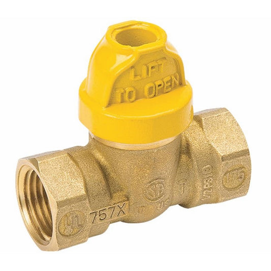 BK Products ProLine 1/2 in. Brass FIP Gas Ball Valve Full Port