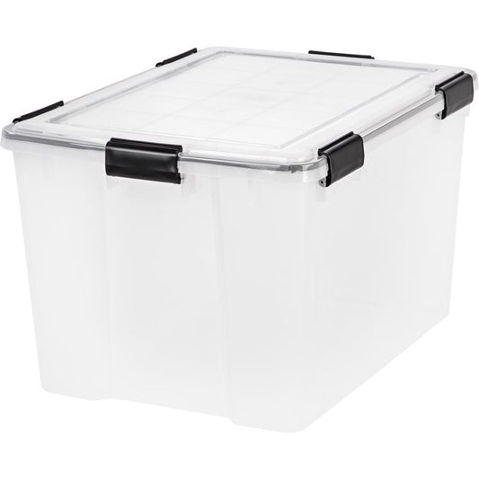 Iris WEATHERTIGHT 11.7 in. H x 15.7 in. W x 19.7 in. D Stackable Storage Box (Pack of 6)
