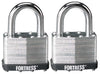 Master Lock Fortress 5.56 in. H X 2 in. W Laminated Steel 4-Pin Cylinder Padlock Keyed Alike