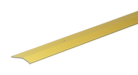 Frost King 0.63 in. W X 72 in. L Polished Gold Aluminum Carpet Joiner (Pack of 6).