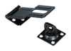 National Hardware Aluminum/Steel 4-1/2 in. L Swivel Staple Safety Hasp (Pack of 5)